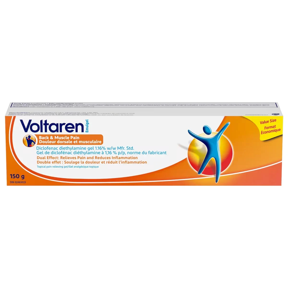Voltaren Emulgel Back & Muscle Pain 150G front package