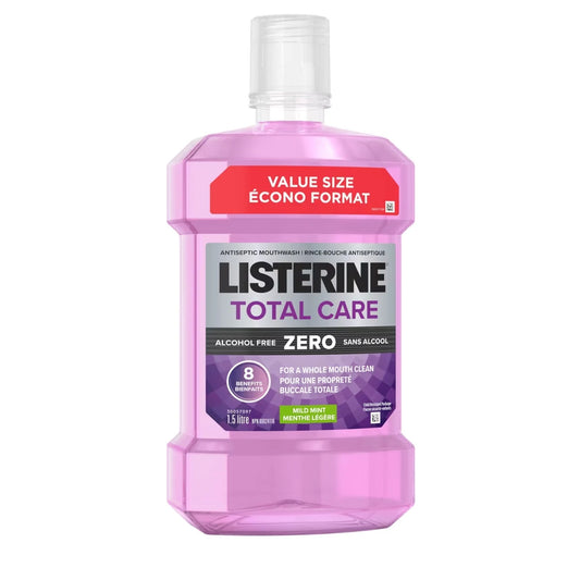 Listerine Total Care Zero Antiseptic Mouthwash, Alcohol Free product detail