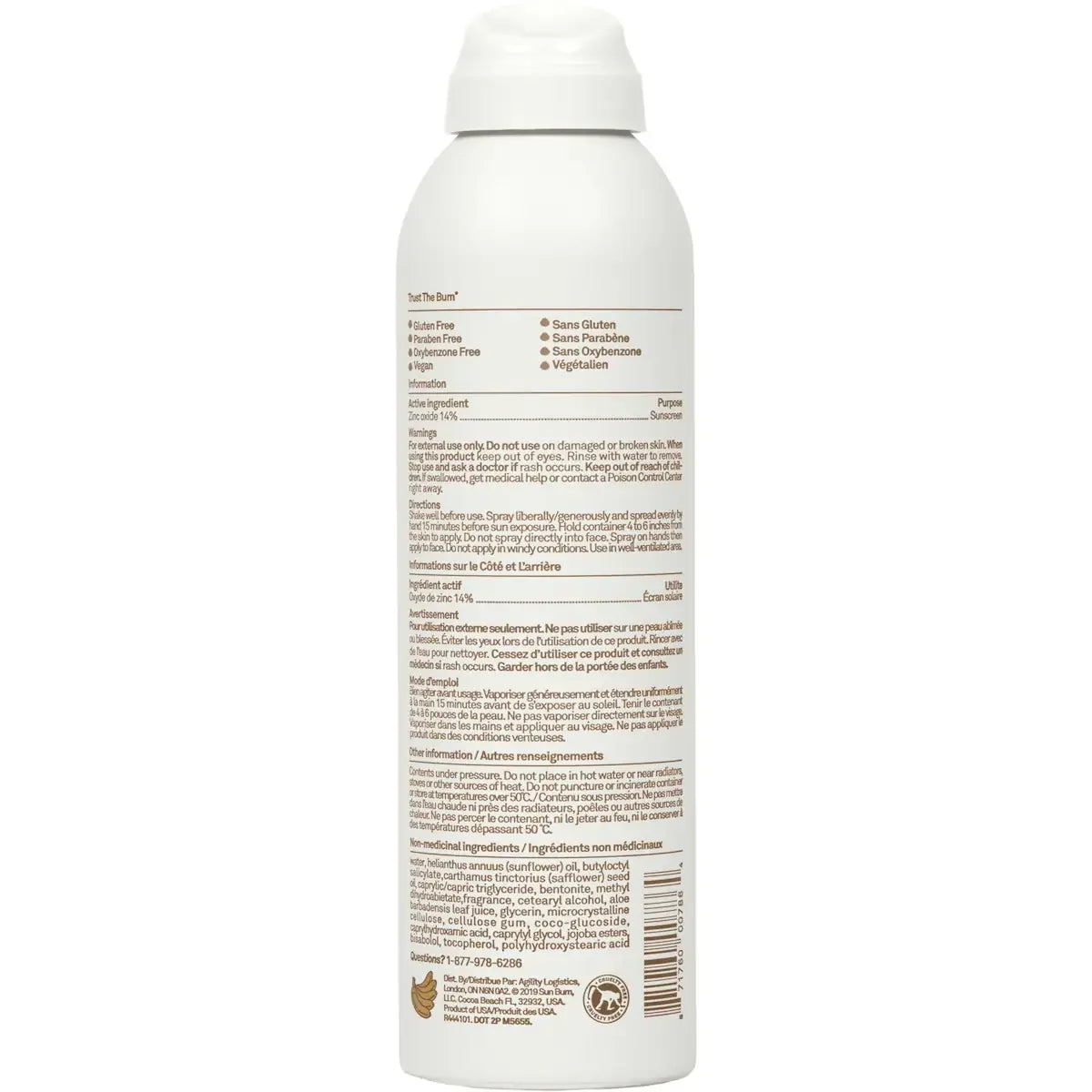 Sun Bum Mineral Spray SPF30 product detail