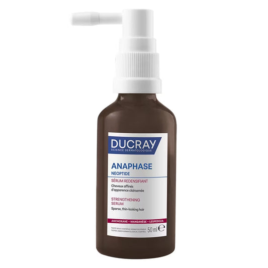Ducray Anaphase Neoptide Strengthening Serum, Chronic hair density loss, Thin-looking hair, Pro-density front package