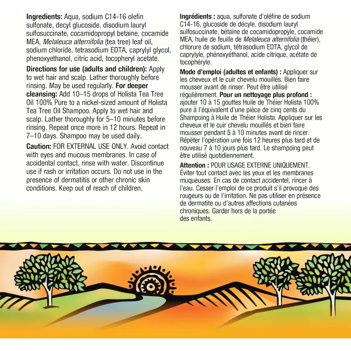 Holista Tea Tree Oil Shampoo product detail