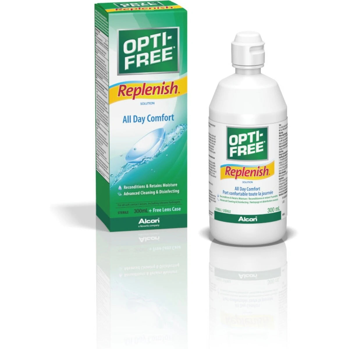 Opti-Free RepleniSH® Multipurpose Contact Lens Solution product detail