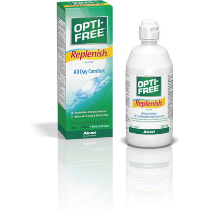 Opti-Free RepleniSH® Multipurpose Contact Lens Solution product detail