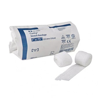 Stretch Gauze Bandage Curity Pack of 24 Rolls 1 in x 75 in