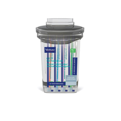 C.E.T.. Toothbrush for Dogs and Cats Pack of 24 Toothbrushs