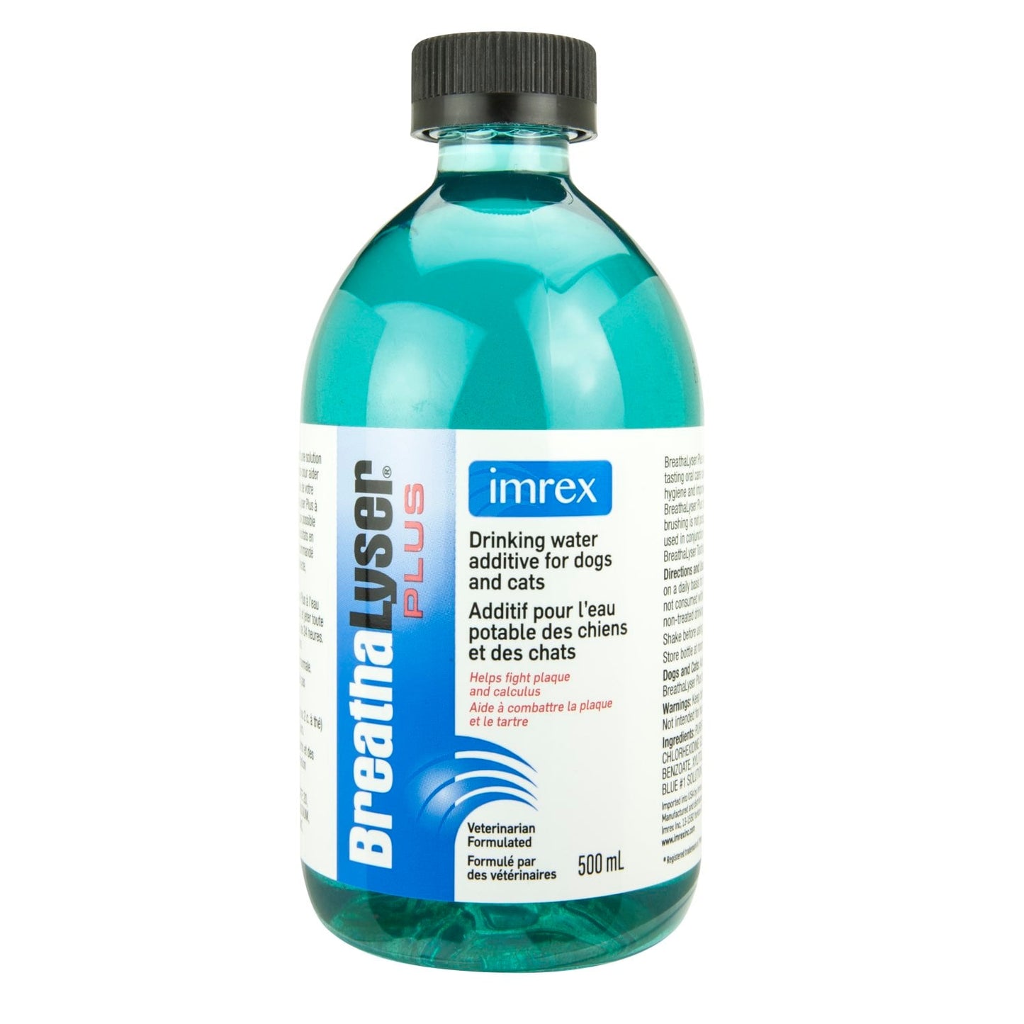 BreathaLyser Plus Drinking Water Additive for Cats 500 mL Bottle