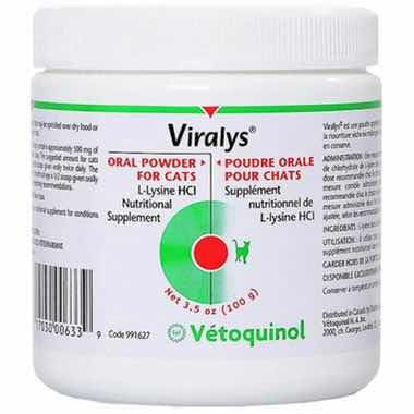 Viralys Powder for Cats 100 g Jar 970 mg / g