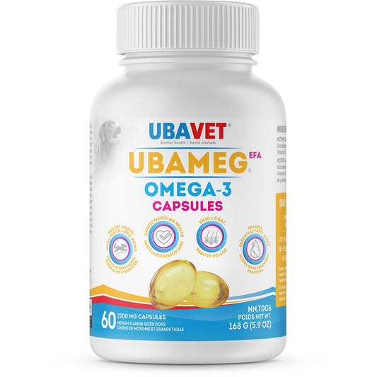 Ubameg EFA Omega 3 Capsules 60 Cap 2200 mg