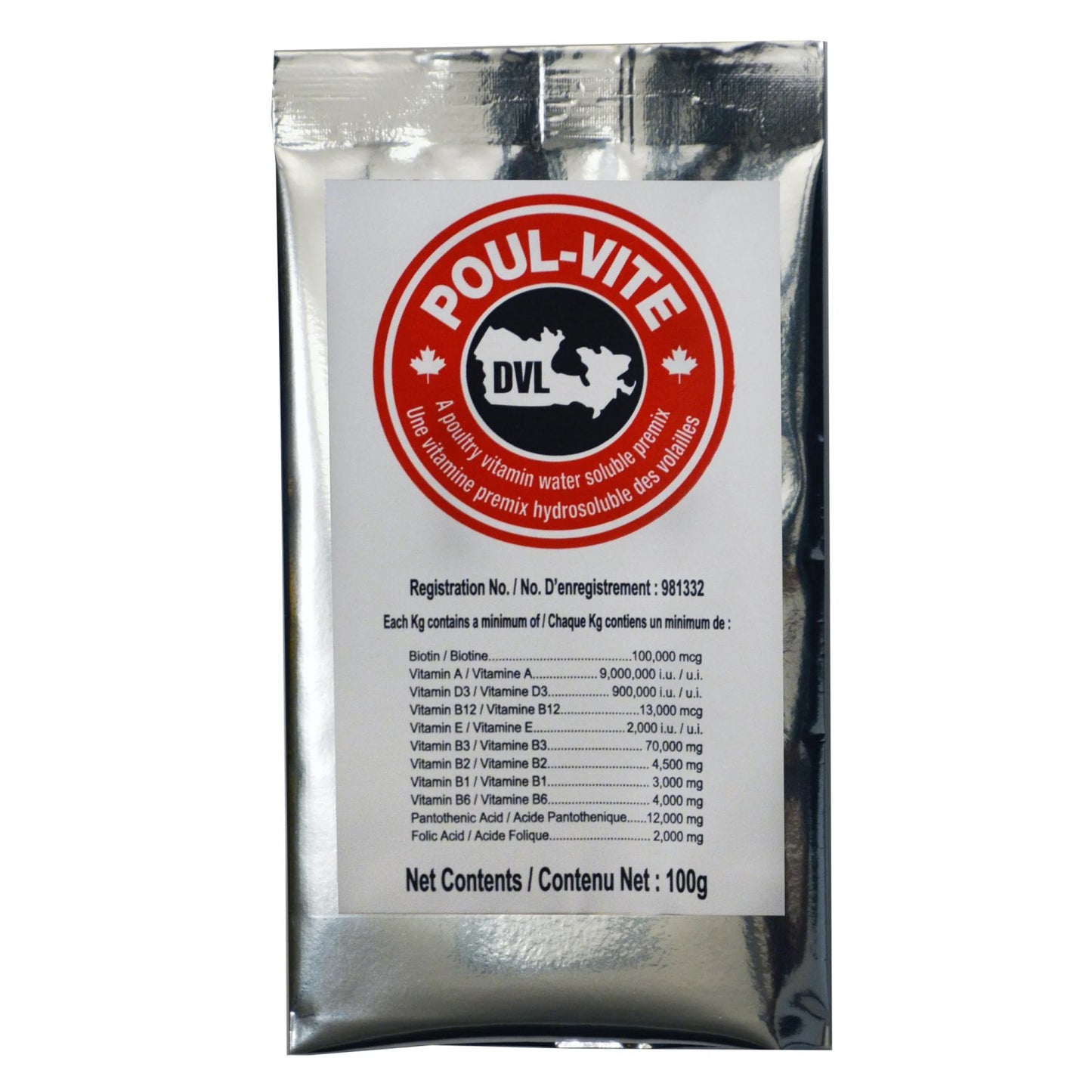 Poul - Vite for Farm Animals 100 g Pouch