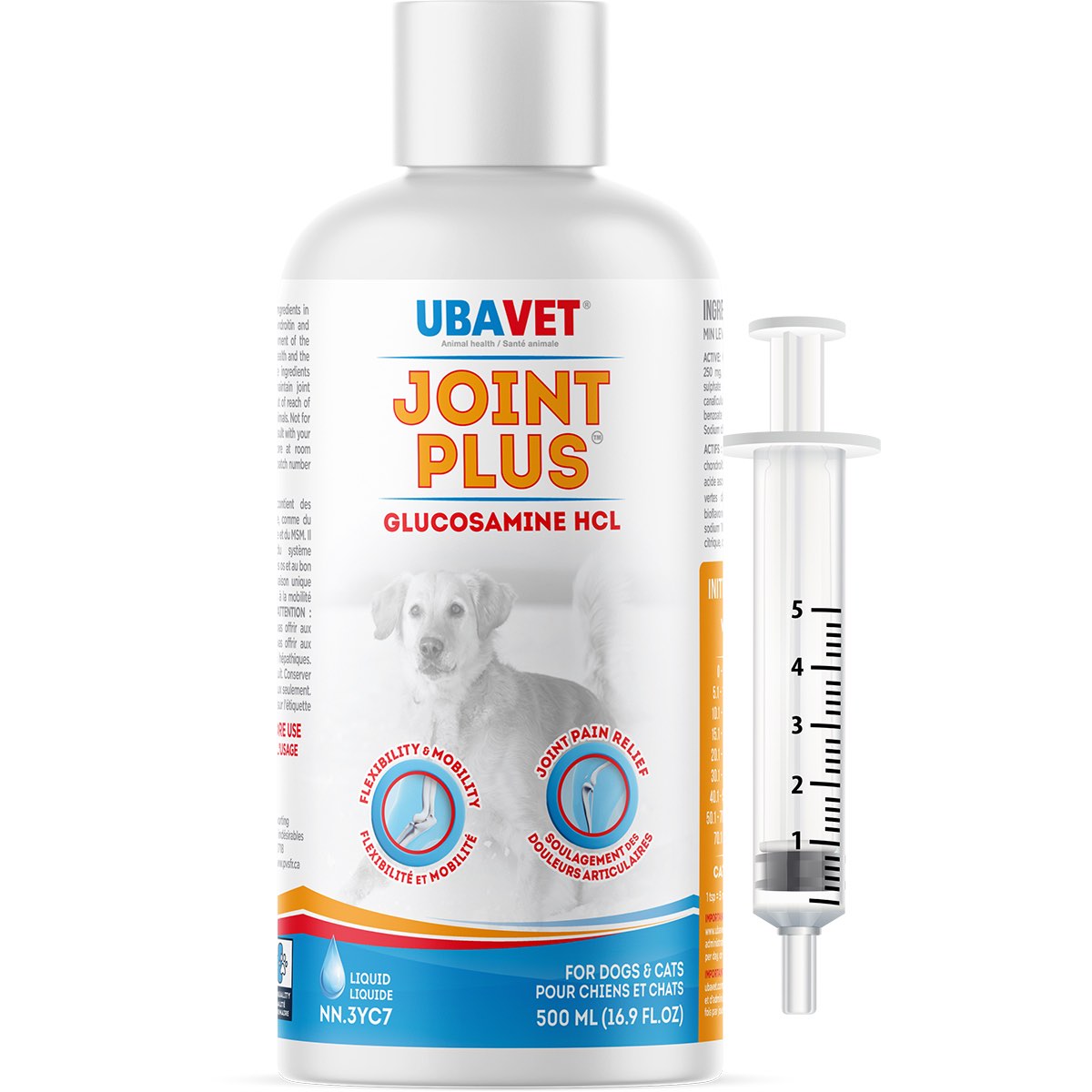 Joint Plus Glucosamine HCl Liquid Formula 500 mL Bottle
