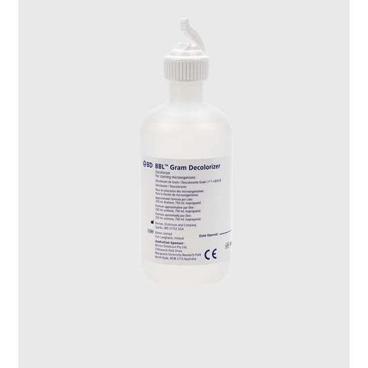 BBL Gram Decolorizer 250 mL Pack of 4 Bottles