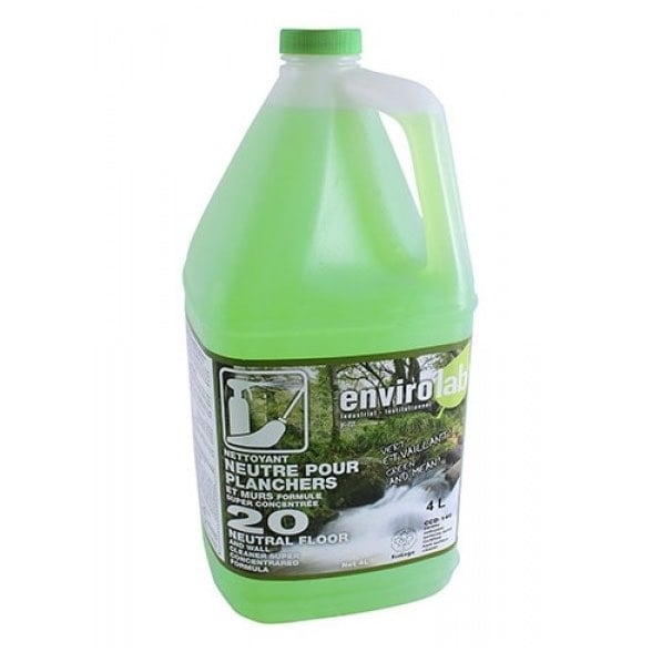 Envirolab 20 Neutral Floor and Wall Cleaner 4 L Bottle