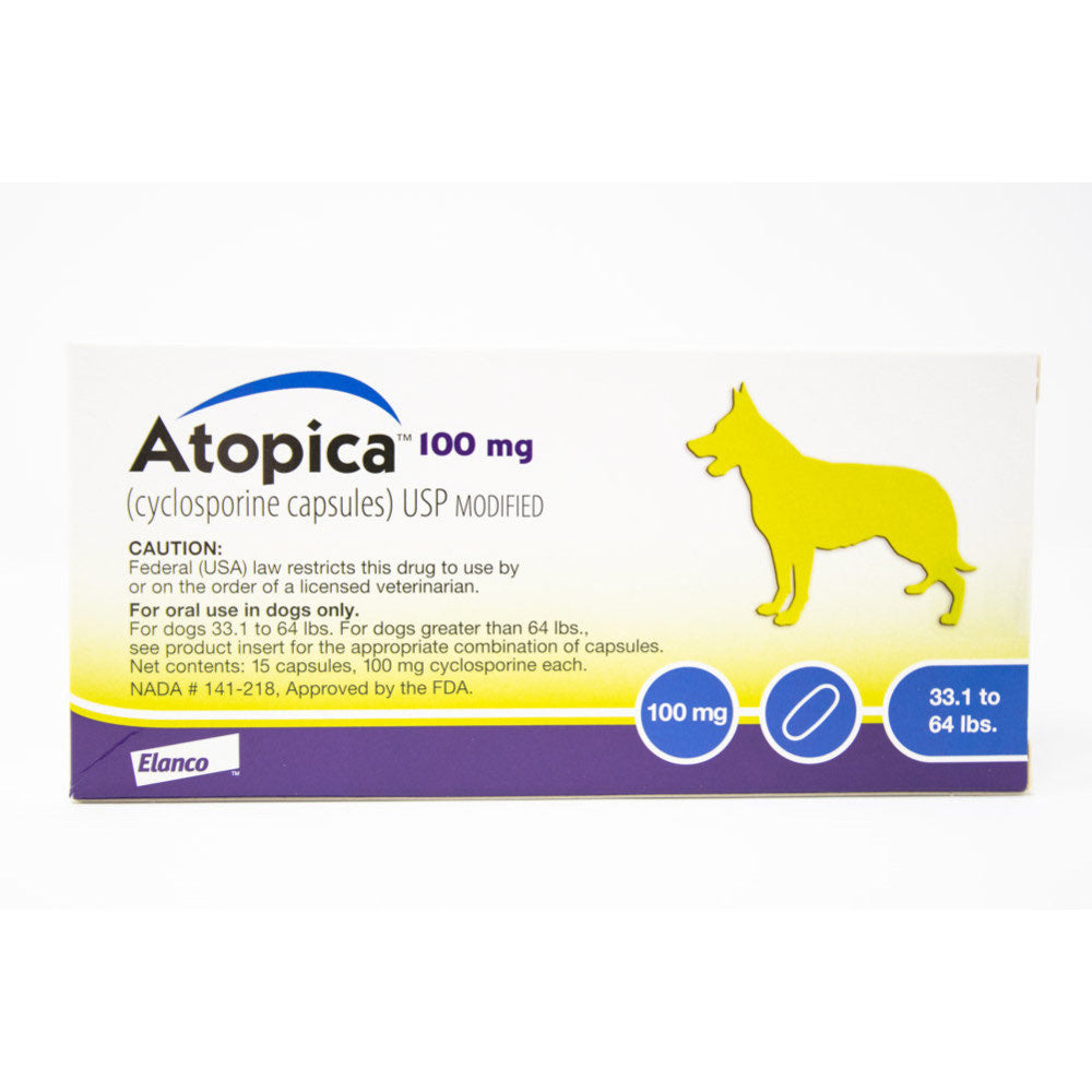 Atopica for Dogs, 100 mg, 15 Capsules - product image 2