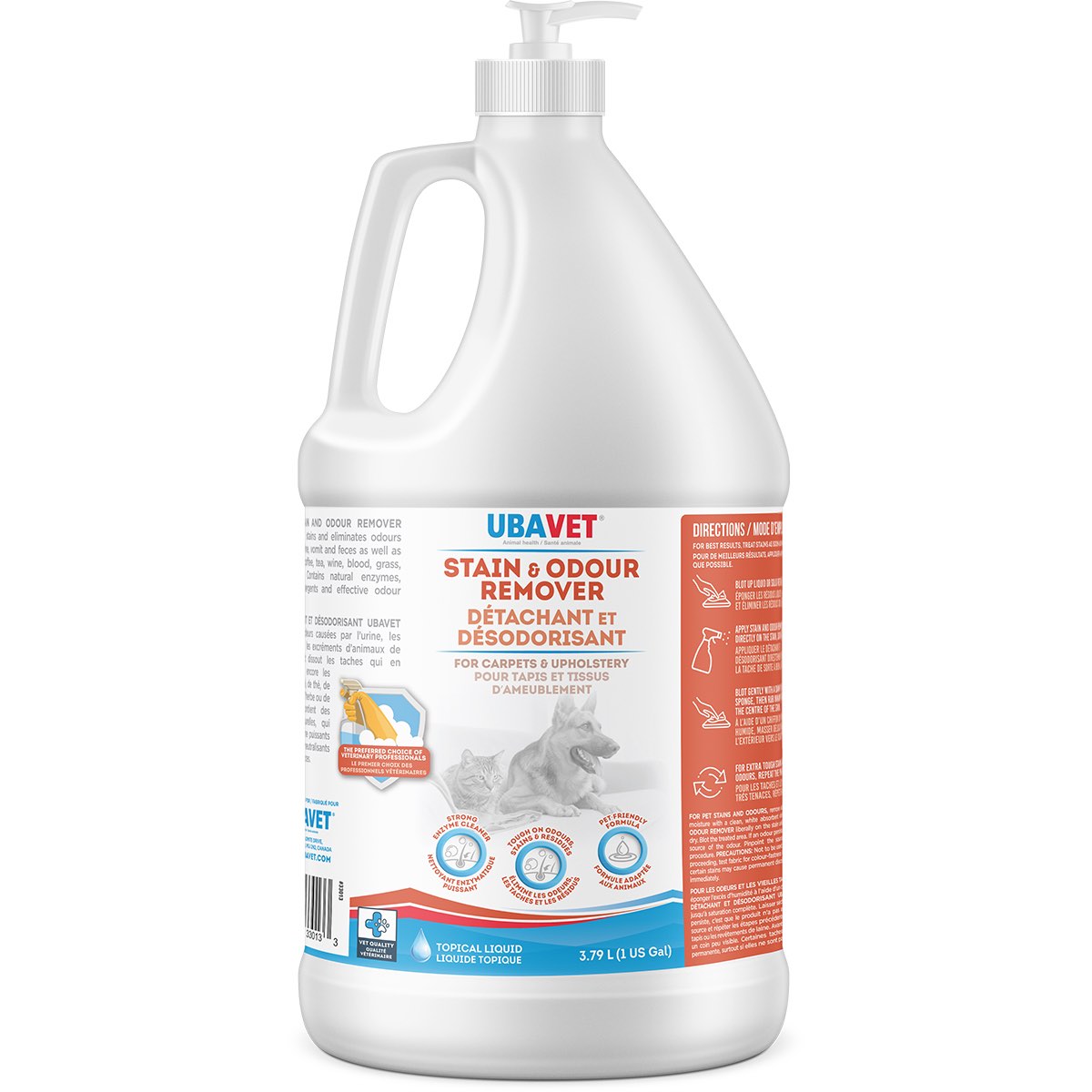 Stain and Odour Remover 3.8 L Bottle