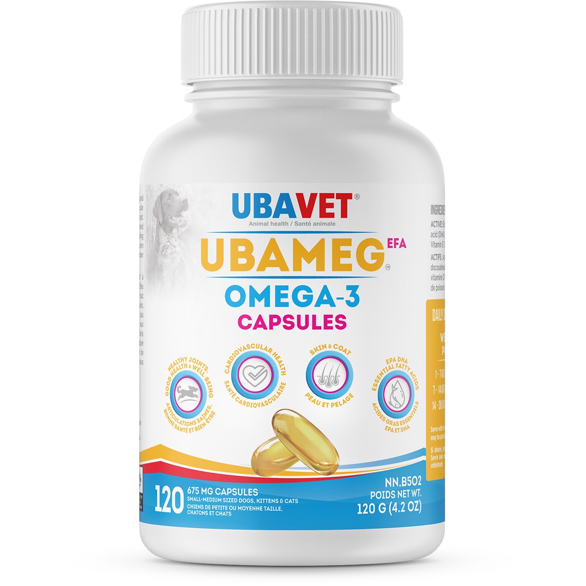 Ubameg EFA Omega 3 Capsules 120 Cap 675 mg