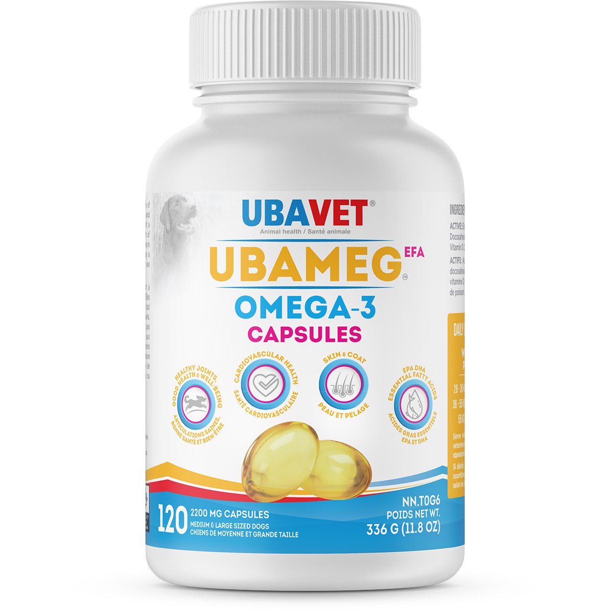 Ubameg EFA Omega 3 Capsules 120 Cap 2200 mg