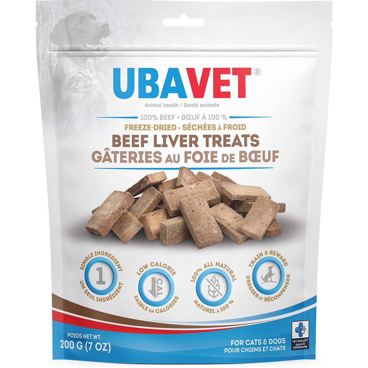 Freeze Dried Beef Liver Treats 200 g Bag
