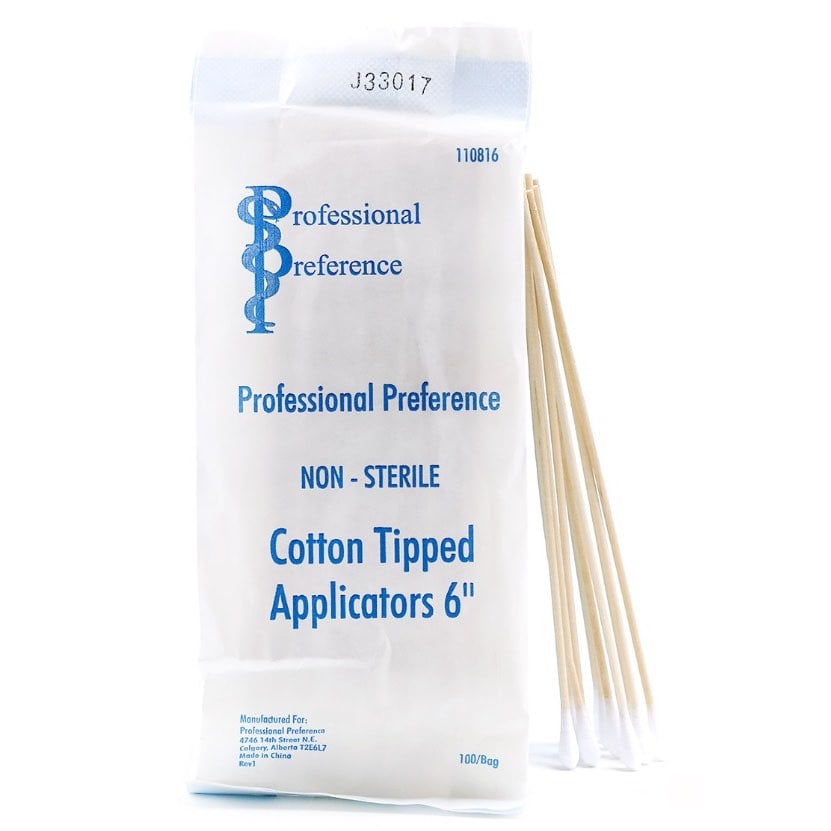 Cotton Tipped Applicators 100 x 6 in
