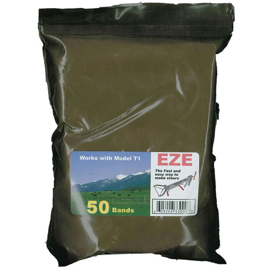 Eze T1 Castrator - Latex Bands for Farm Animals Pack of 50