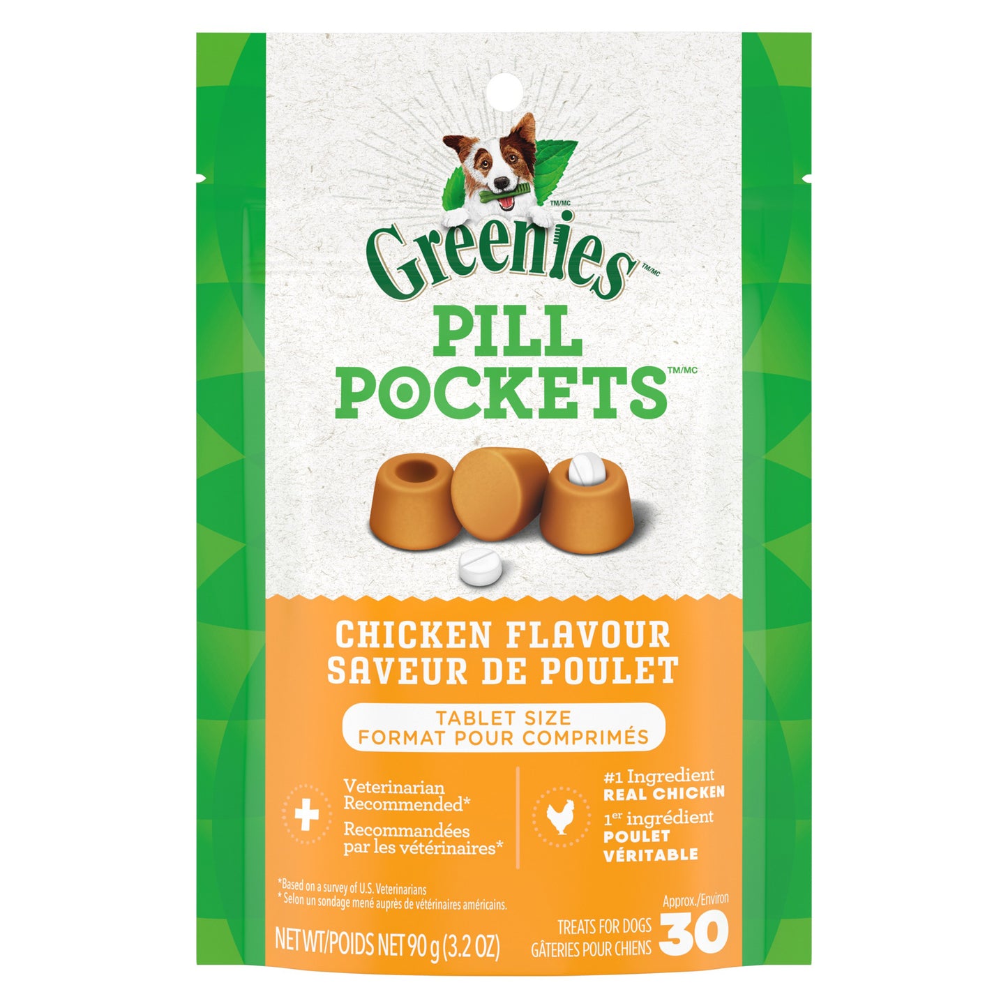 Pill Pockets Tablet Size for Dogs 90 g Bag - Default Title - product image 1