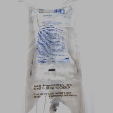 BSS Irrigating Solution Suspension mL Bag