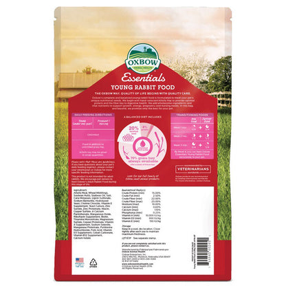 Essentials Young Rabbit Food for Small Pets (Original) 5 lb Bag - additional product view 2