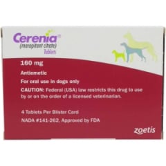 Cerenia for Dogs, 160 mg, 4 Tablets - product image 1