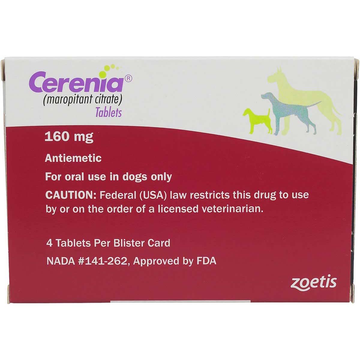 Cerenia for Dogs, 160 mg, 4 Tablets - product image 2
