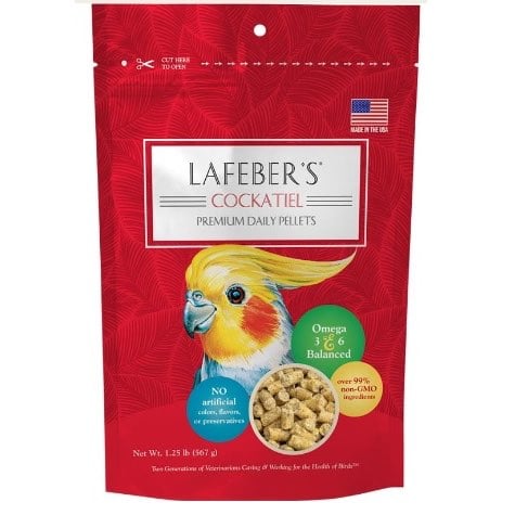 Pellet Diet for Cockatiels for Birds 567 g Pouch