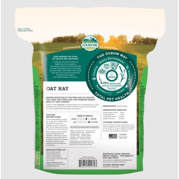 Oat Hay for Small Pets 0.425 kg Bag - additional product view 2