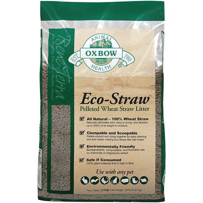 Eco - Straw Wheat Straw Litter for Small Pets 20 lb Bag