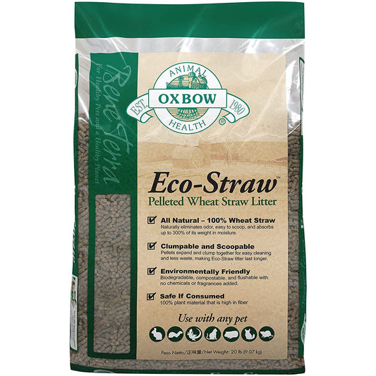 Eco - Straw Wheat Straw Litter for Small Pets 20 lb Bag