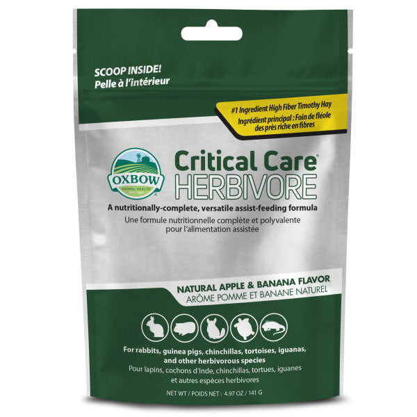 Critical Care Herbivore (Apple and Banana) 141 g Pouch