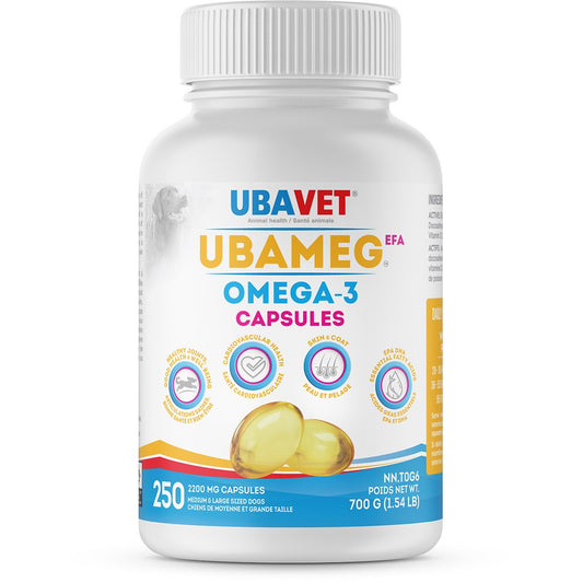 Ubameg EFA Omega 3 Capsules 250 Cap 2200 mg