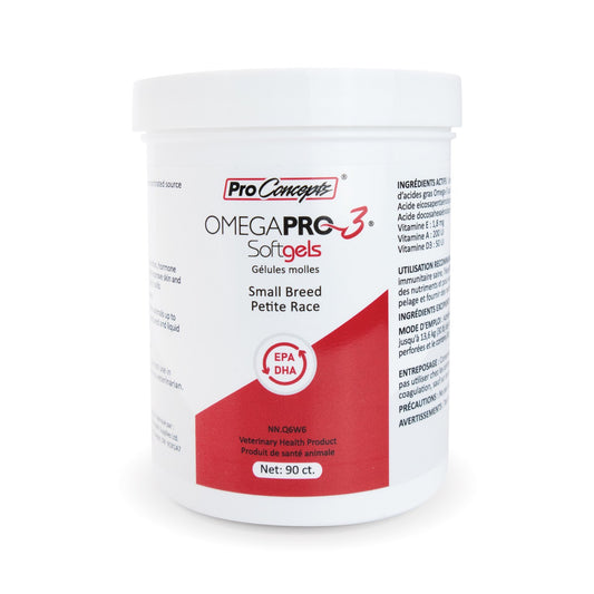 OmegaPro - 3 for Small Breeds for Dogs 90 Softgels Test
