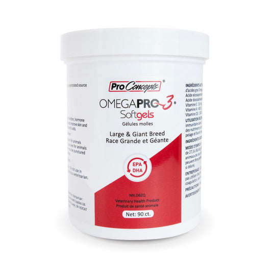 OmegaPro - 3 for Large and Giant Breeds for Dogs 90 Softgels Test