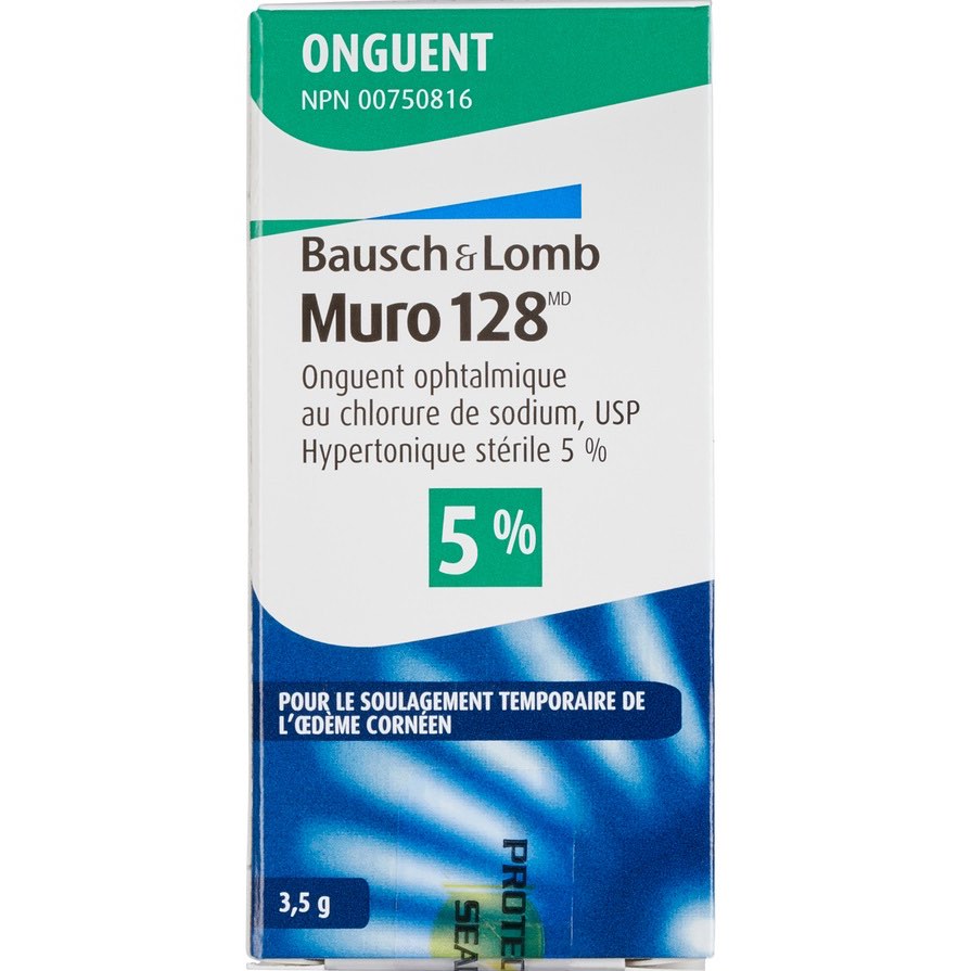 Muro 128 Ophthalmic Ointment 3.5 g Tube 5 %