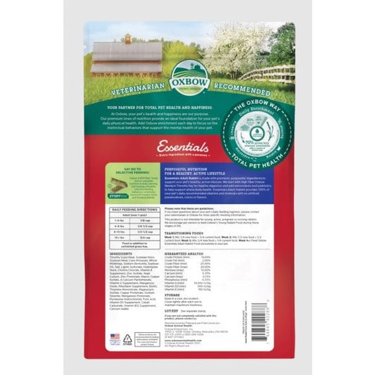 Essentials Adult Rabbit Food for Small Pets (Original) 2.25 kg Bag - additional product view 2