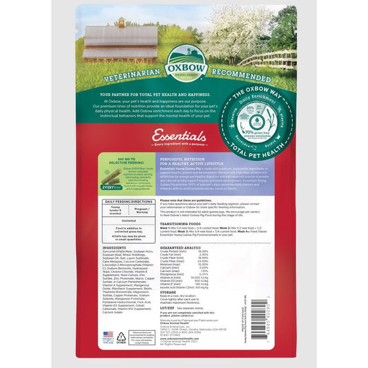 Essentials Young Guinea Pig Food for Small Pets (Original) 2.25 kg Bag - additional product view 2