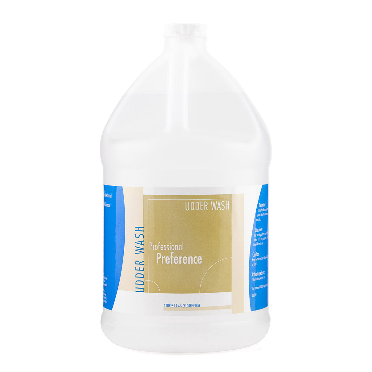 Udder Wash Chlorhexidine 4 L Jug 1.6 %