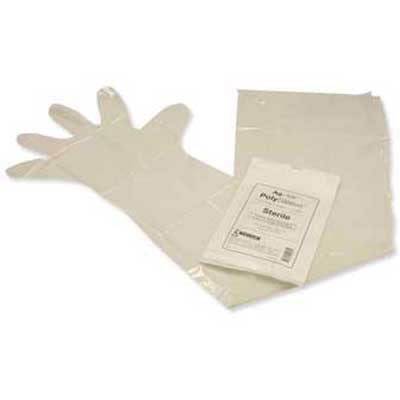 Glove Obstetric PolySleeve Sterile (36 in) Pack of 12 Gloves