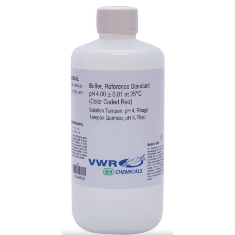 Ph Reference Standard Buffers 4 (Red) 500 mL Bottle