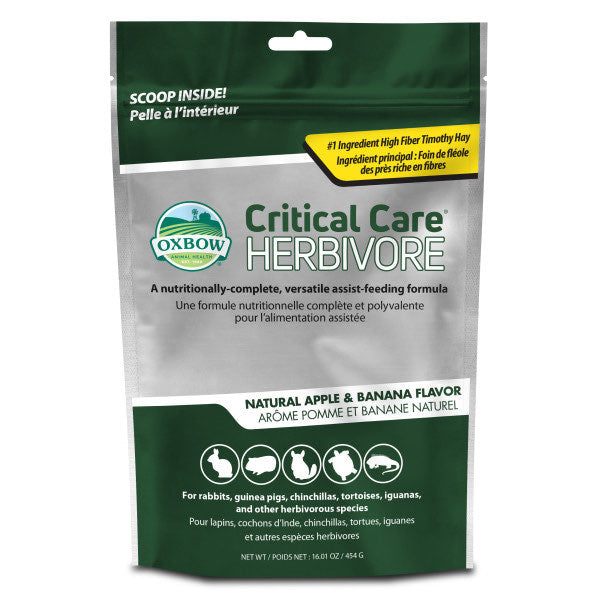 Critical Care Herbivore for Small pets - Apple and Banana / 454 g - product image 1