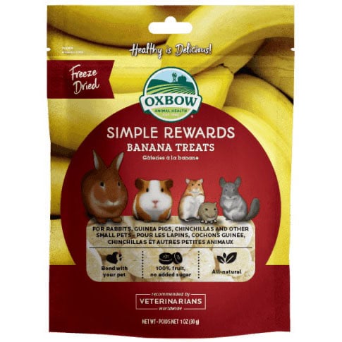Simple Rewards Treats for Small Pets (Banana) 30 g Bag