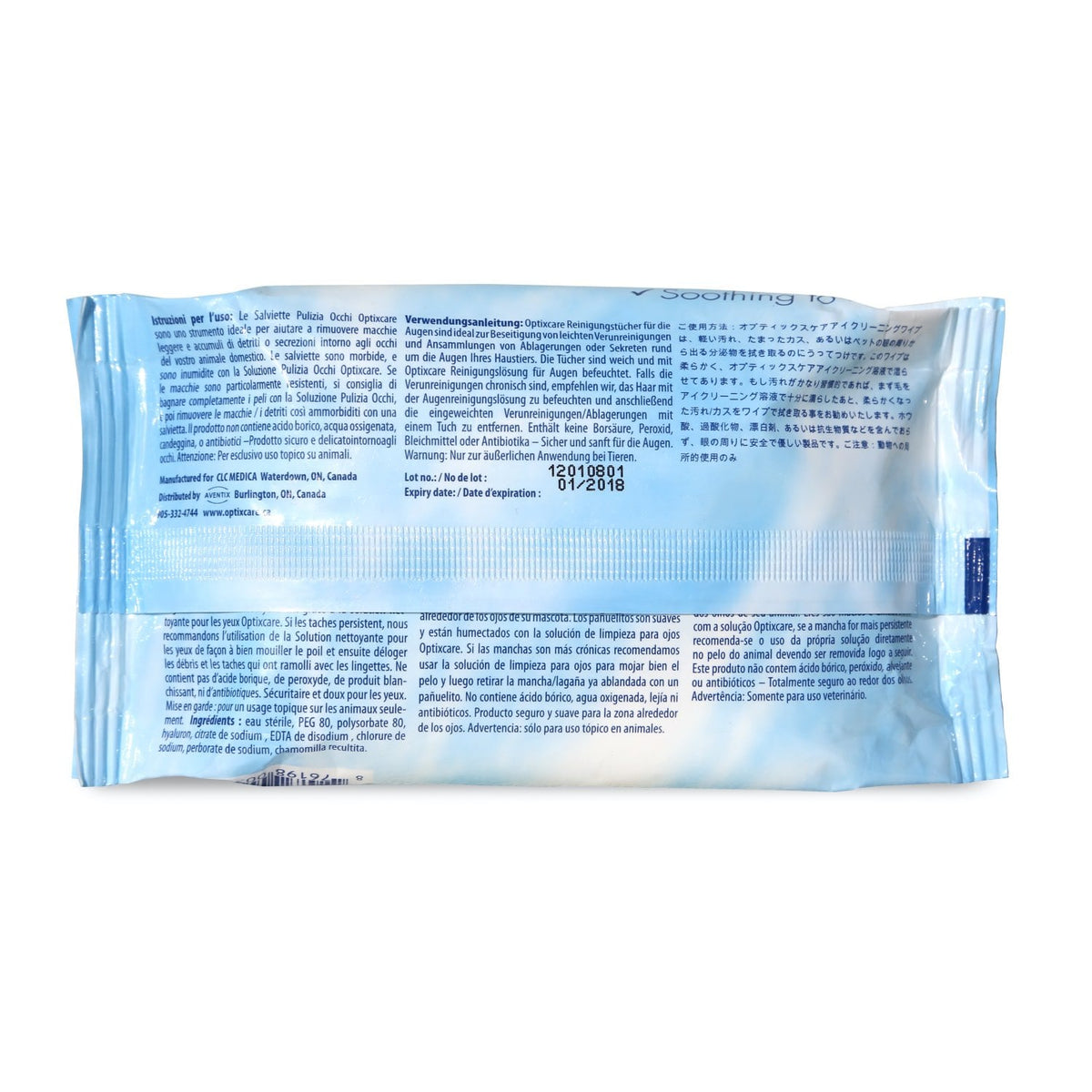 Optixcare Eye Cleaning Wipes (Pack of 50) for Cats, Dogs and Horses - Default Title - product image 2