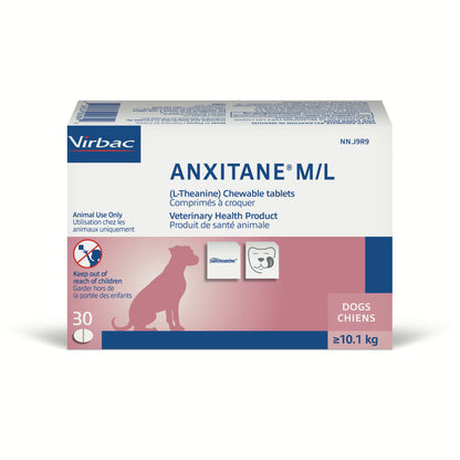 Anxitane for Dogs 30 Chewable Tablets 100 mg