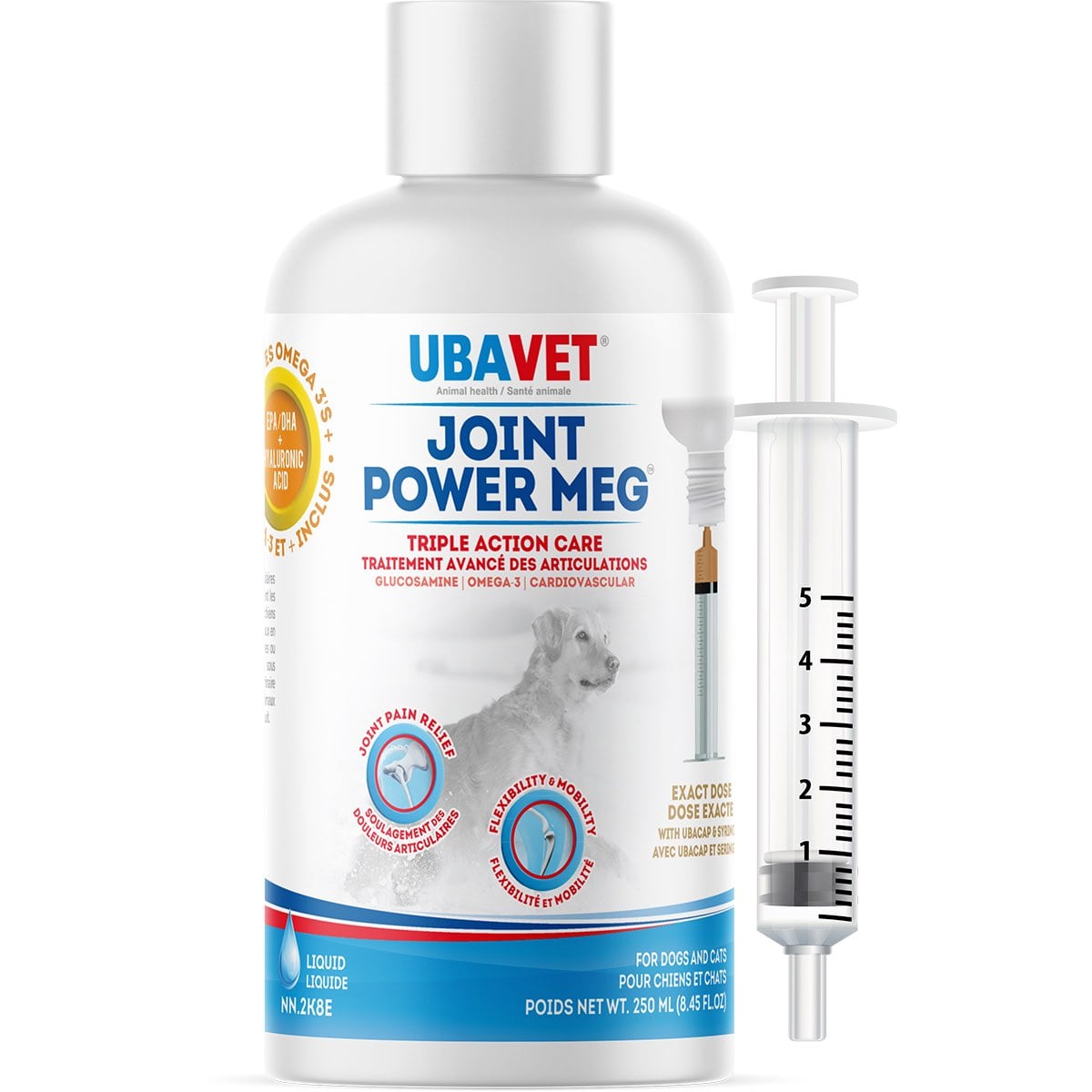 Joint Power Meg Maximum Joint Care for Cats 250 mL Bottle