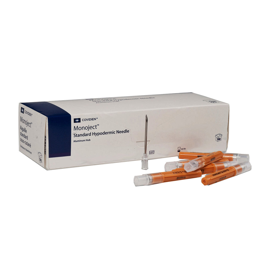 Hypodermic Needle Monoject Aluminium Pack of 100 Needles 20 g x 1 in