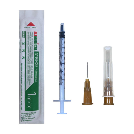 Syringes 1 mL with LS Needle Softpack Box of 100 Syringes 26 g x 3 / 8 in - additional product view 2
