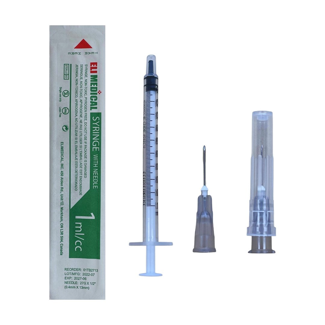 Syringes 1 mL with LS Needle Softpack Box of 100 Syringes 27 g x 1 / 2 in - additional product view 2